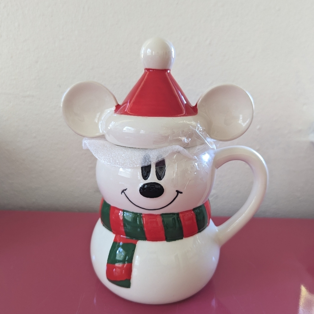 Disney Mickey Mouse Snowman Mug